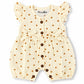 Baby Girl Muslin Romper | Heart Print Cotton Romper