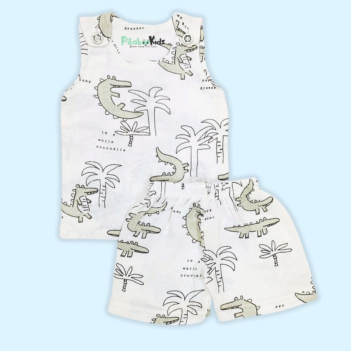 Muslin Vest & Shorts Set 6-9 M - Crocs