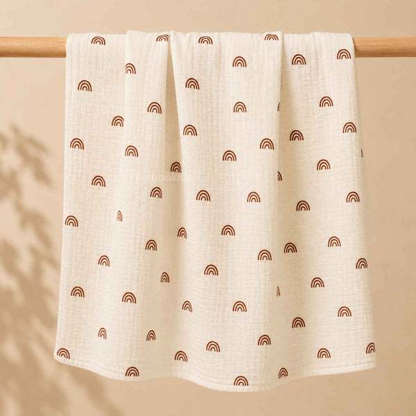 Premium Muslin Swaddle – Doodles - alt view