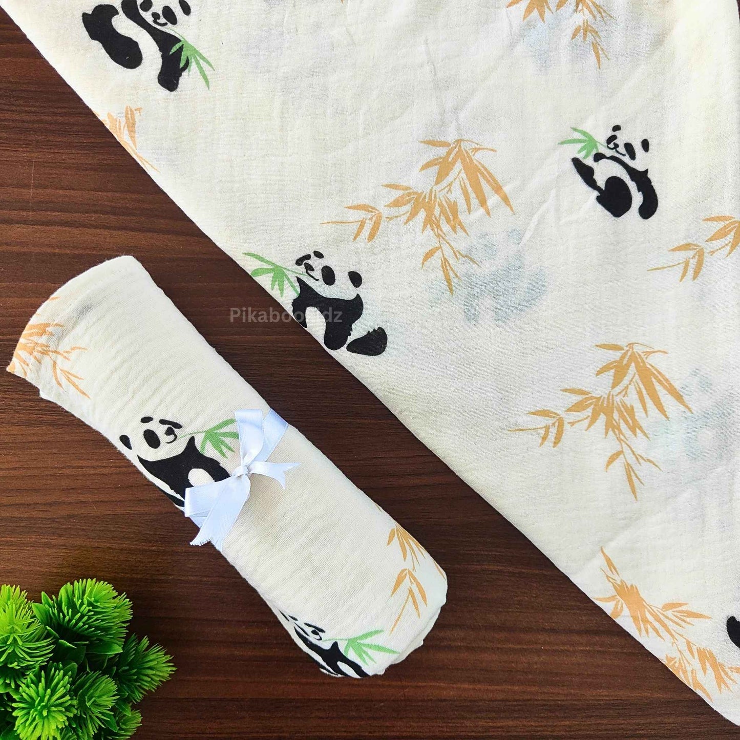 Premium Muslin Swaddle – Panda