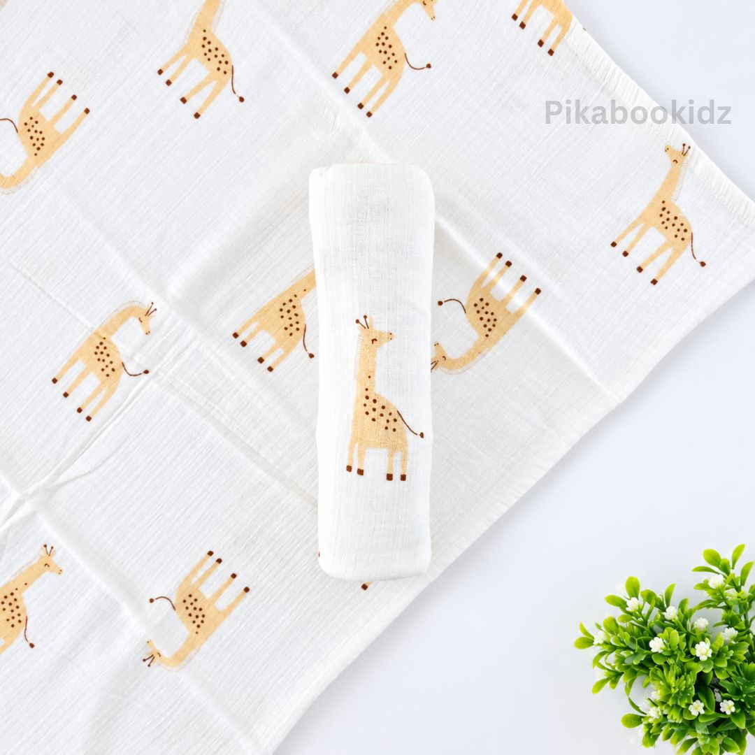 Muslin Swaddle – Giraffe
