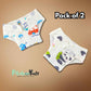Muslin 6layer Velcro Nappy Combo Pack of 2 – NB to 3M (Random designs)