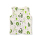 Muslin Double layer Vest 0-3M – Animals