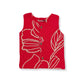 Muslin Double layer Vest 0-3M – Red
