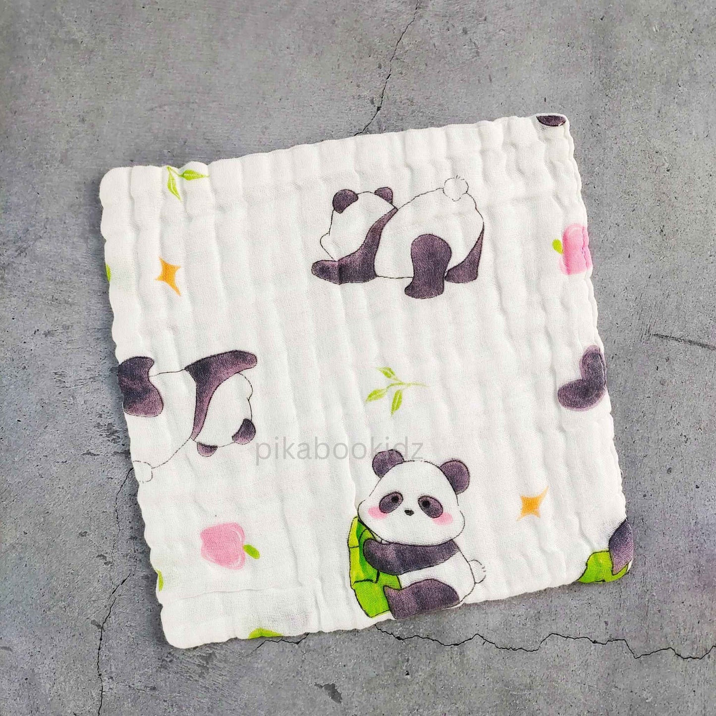 6 layer Muslin Washcloth Combo of Any 5 (Assorted)