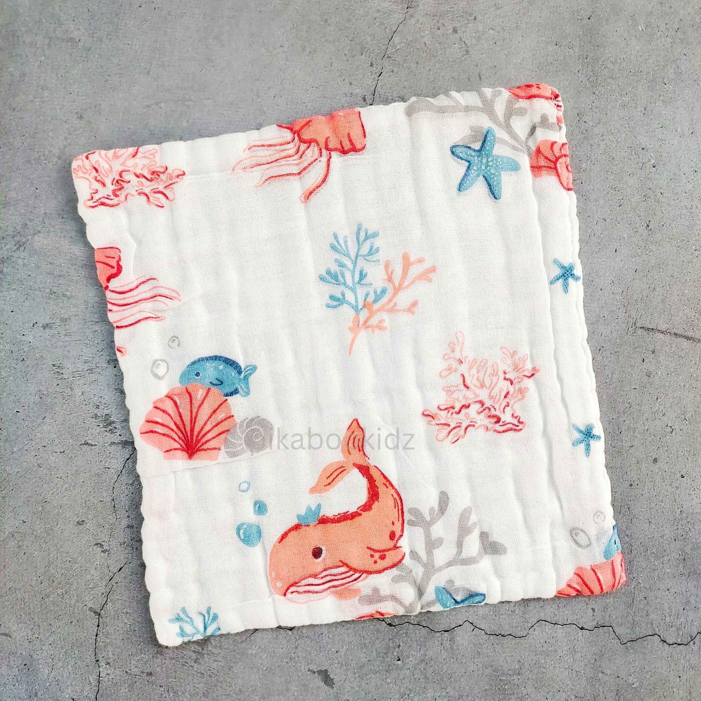 6 layer Muslin Washcloth Combo of Any 5 (Assorted)