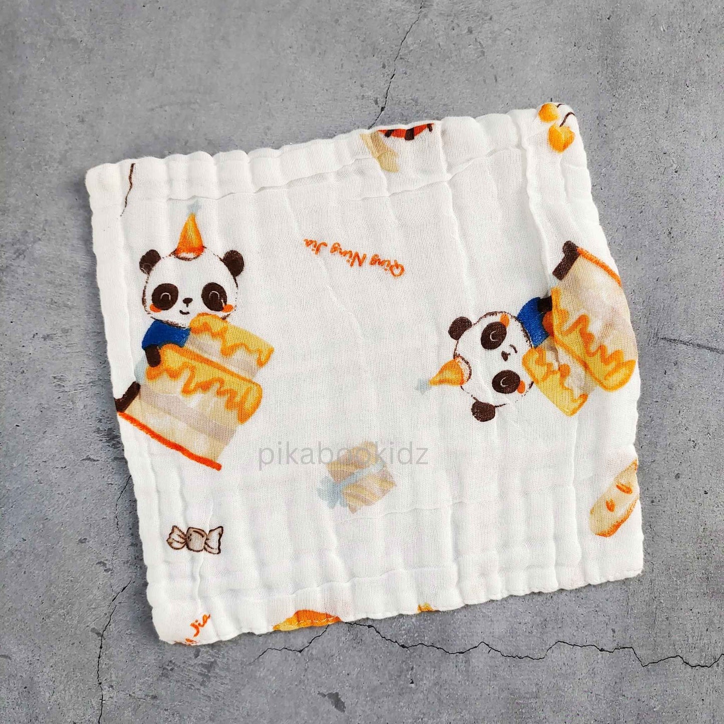 6 layer Muslin Washcloth Combo of Any 5 (Assorted)