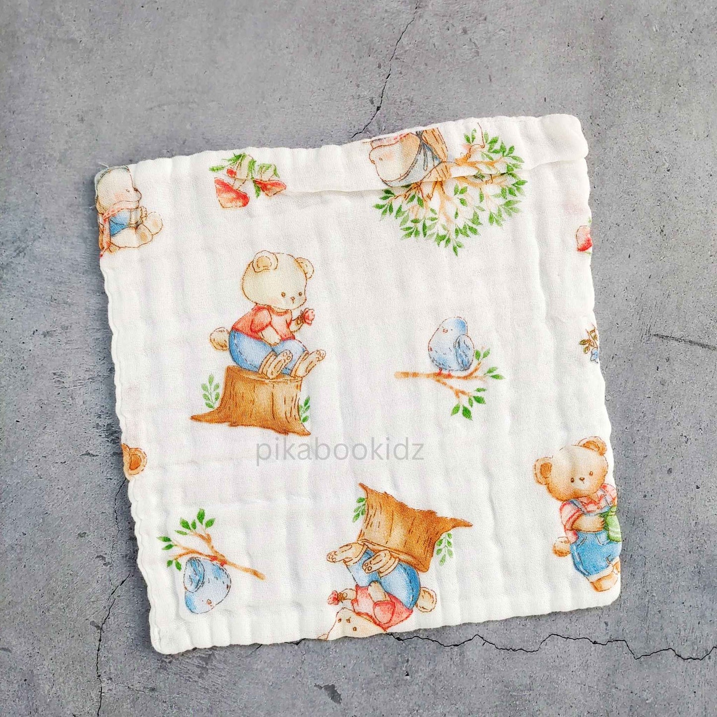 6 layer Muslin Washcloth Combo of Any 5 (Assorted)