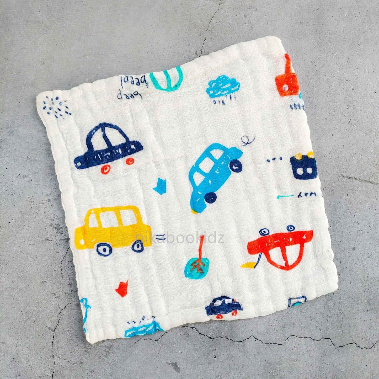 6 layer Muslin Washcloth Combo of Any 5 (Assorted)