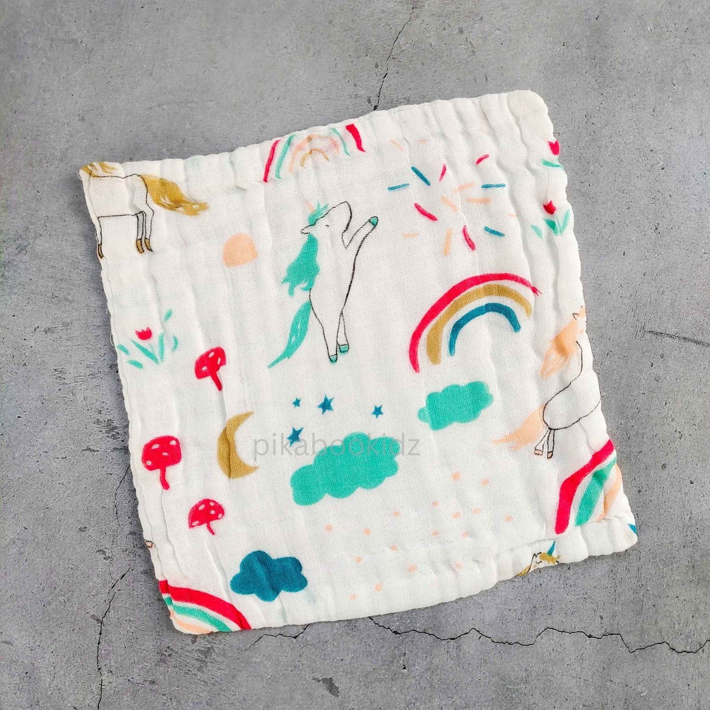 6 layer Muslin Washcloth Combo of Any 5 (Assorted)