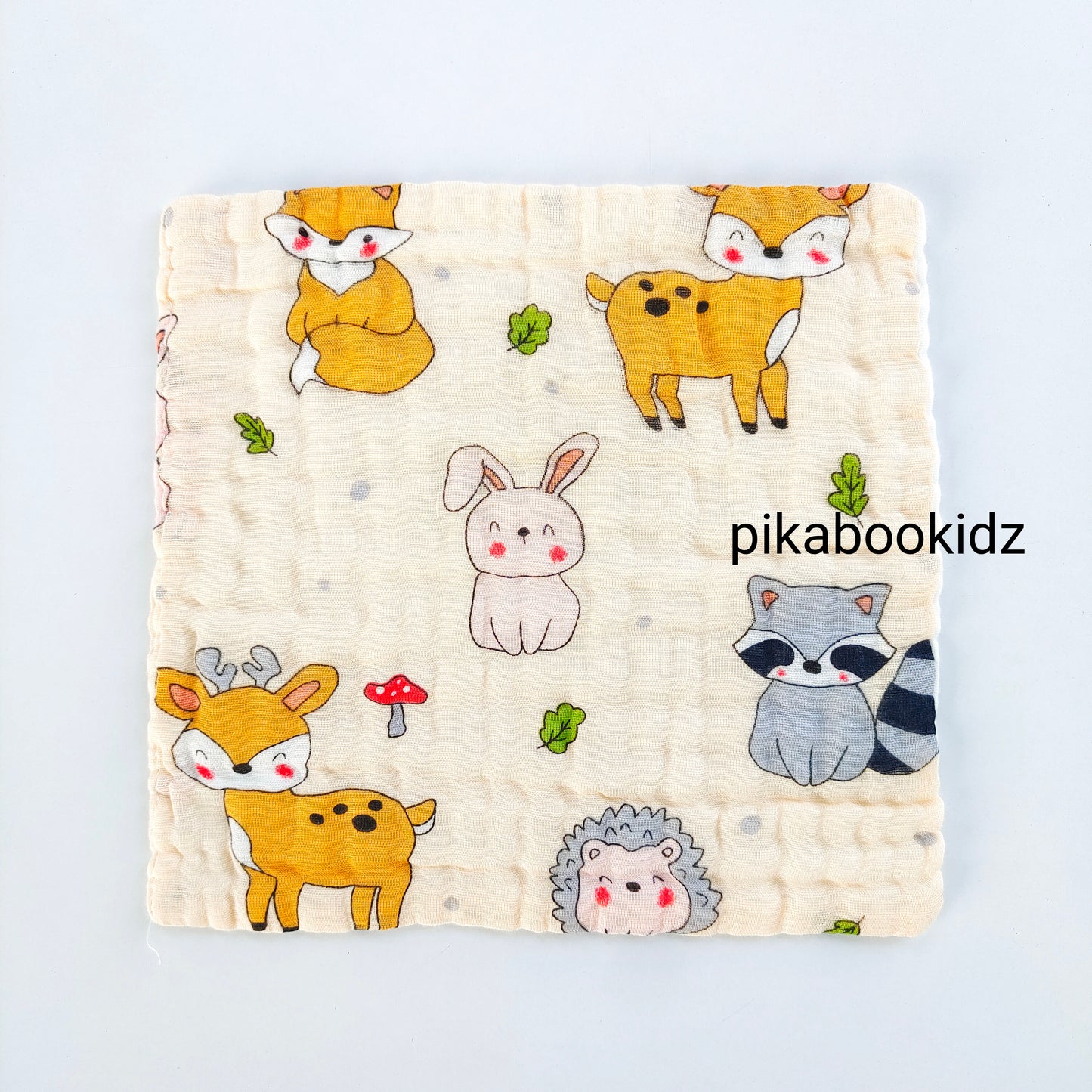 6 layer Muslin Color Washcloth Combo of Any 5 (Assorted)