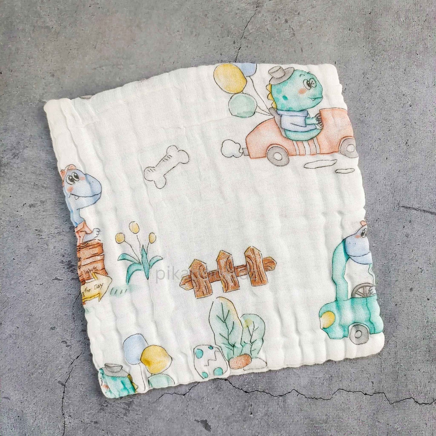 6 layer Muslin Washcloth Combo of Any 5 (Assorted)