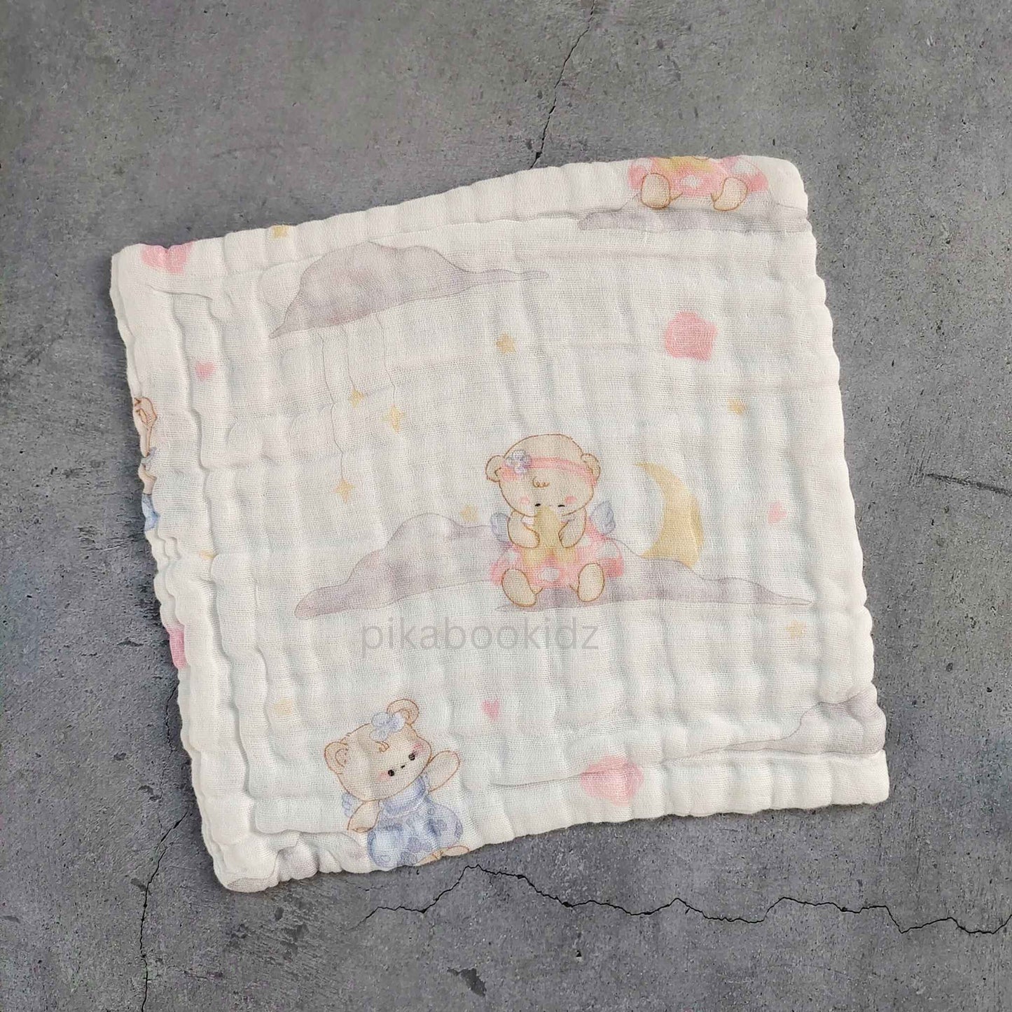 6 layer Muslin Washcloth Combo of Any 5 (Assorted)