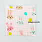 6 layer Muslin Color Washcloth Combo of Any 5 (Assorted)