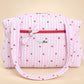 Pink Cherry Muslin Diaper Bag for Newborn | Pikaboo Kidz