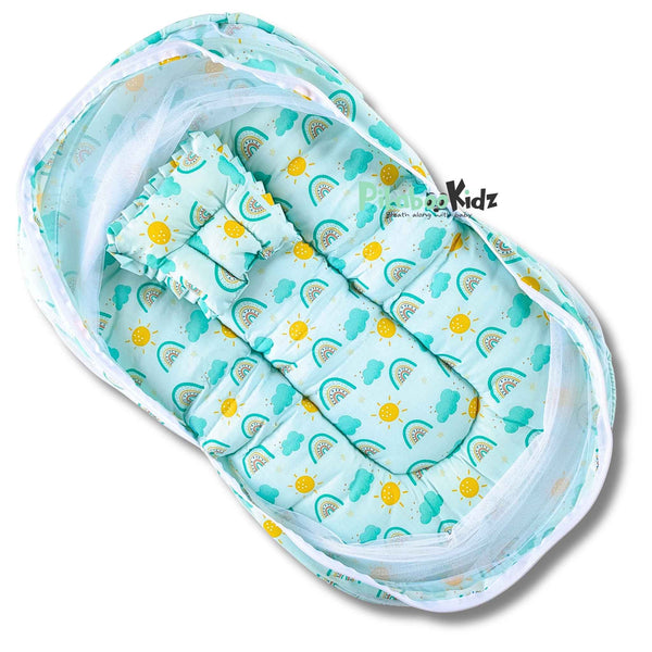 Baby Net BED – Aquablue Rainbows