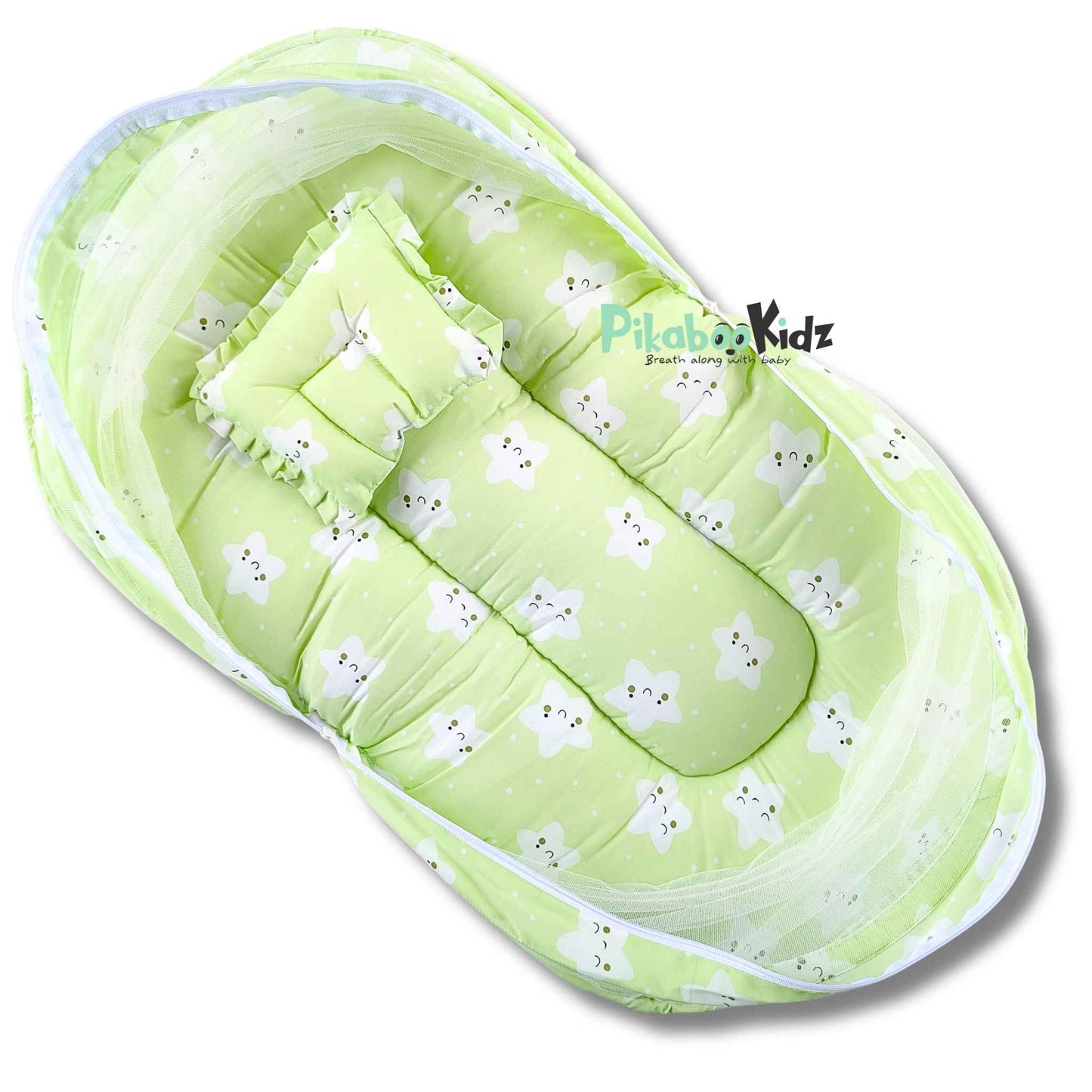Baby Net BED – Green stars