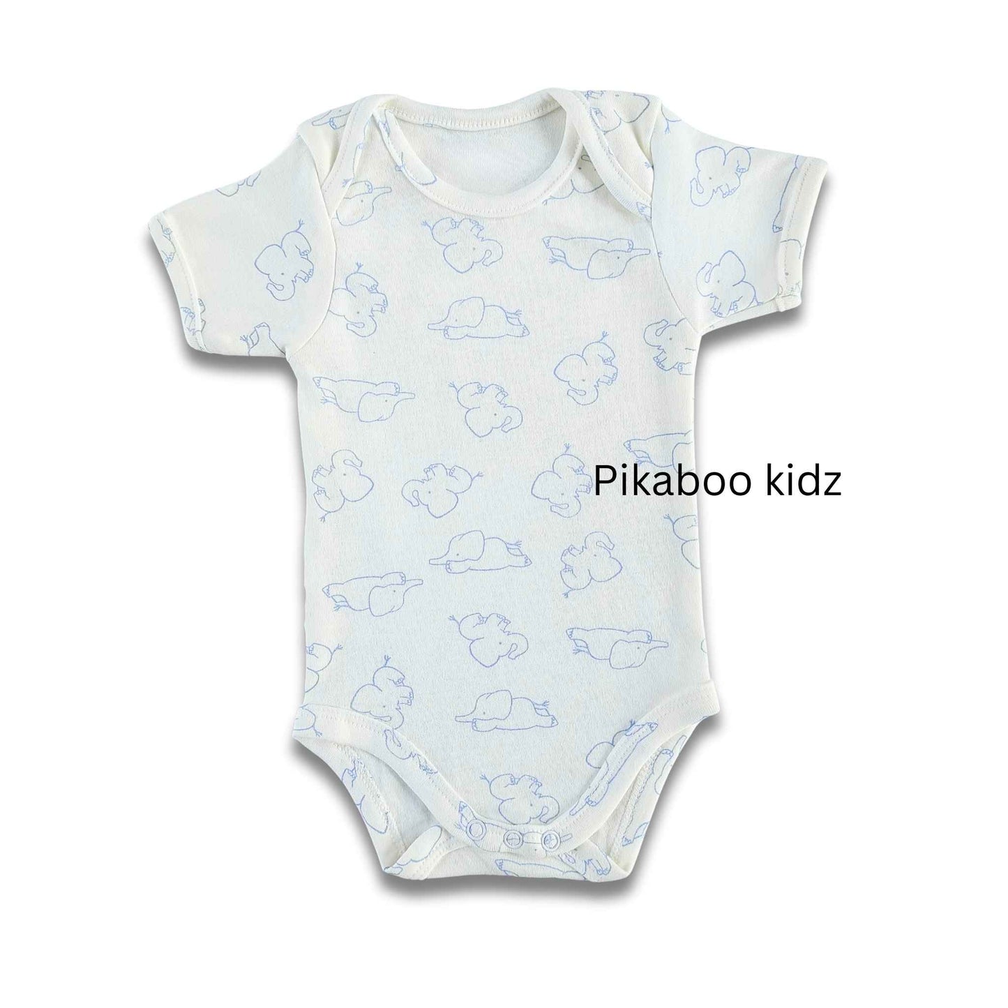 Onesies 0-3M – Elephant outlines