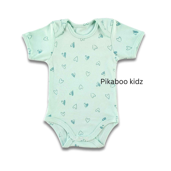 Onesies – 0-3M COMBO 3 (Aquablue Hearts, fairy, Hearts) - alt view