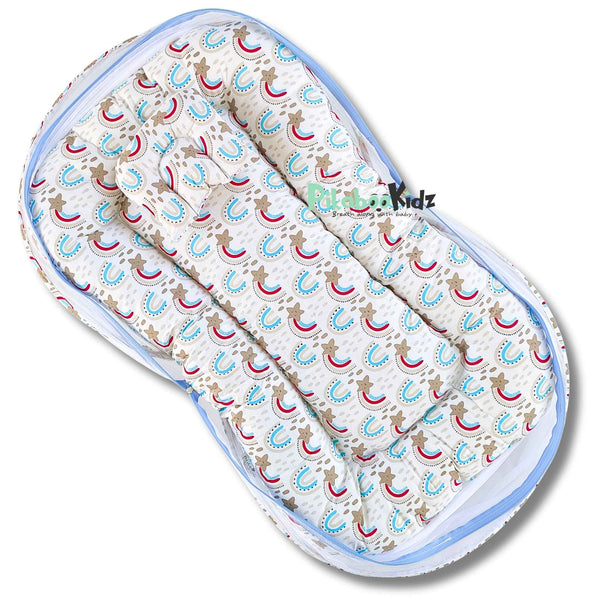 Baby Net BED – Rainbows Blue