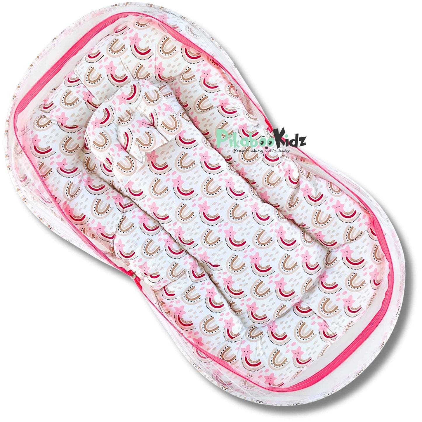 Baby Net BED – Rainbows Pink