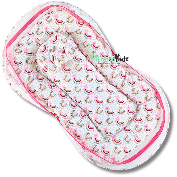 Baby Net BED – Rainbows Pink