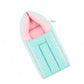 Cotton Carry Bed – Blue and pink