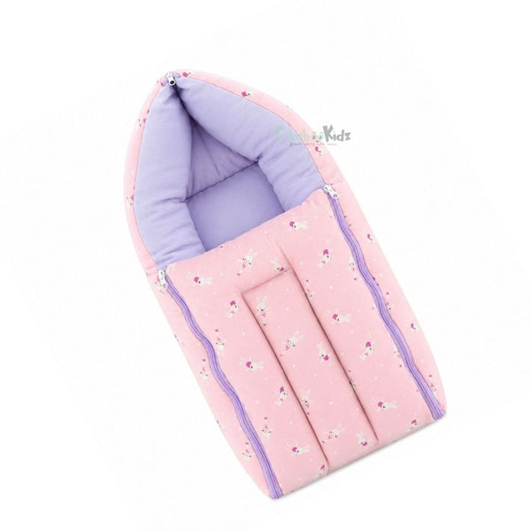 Cotton Carry Bed – Bunny purple