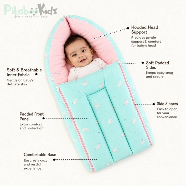 Cotton Carry Bed –  Dino - alt view