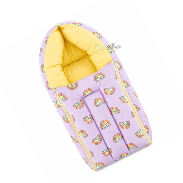 Cotton Carry Bed – Purple Rainbows