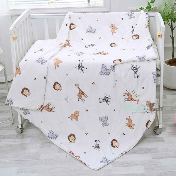 Baby Quilt 120*150cm - Cute Safari Animals