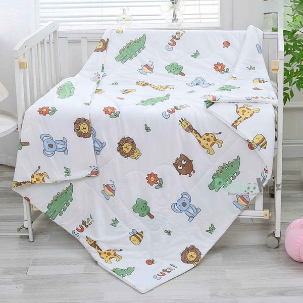 Baby Quilt 120*150cm - Zoo adventure