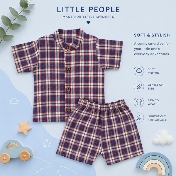 Muslin mandarin Collar Coords - alt view