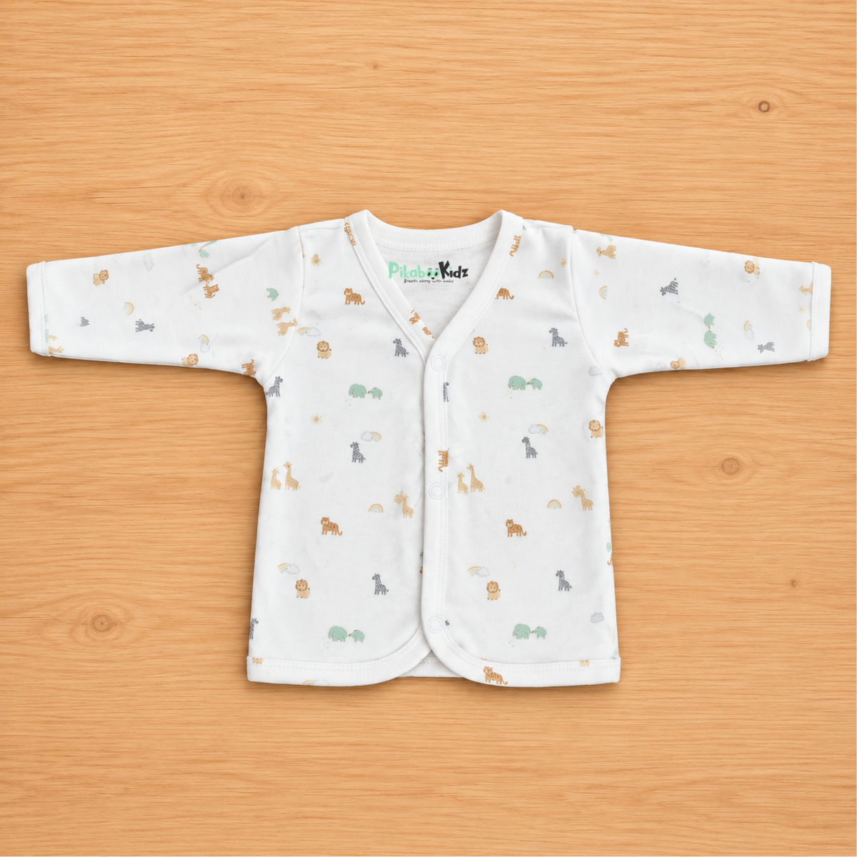 Organic cotton Full sleeve Jabla 0-3M - Animals