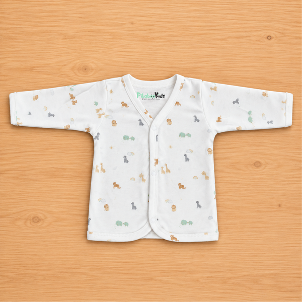 Organic cotton Full sleeve Jabla 0-3M - Animals
