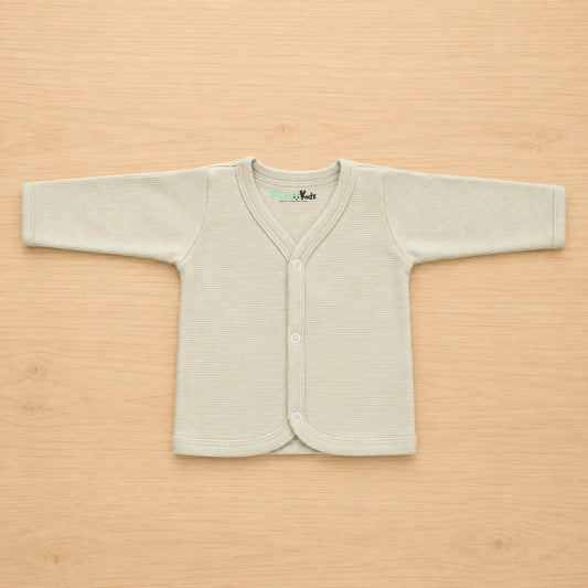 Organic cotton Full sleeve Jabla 0-3M - Cream stripes