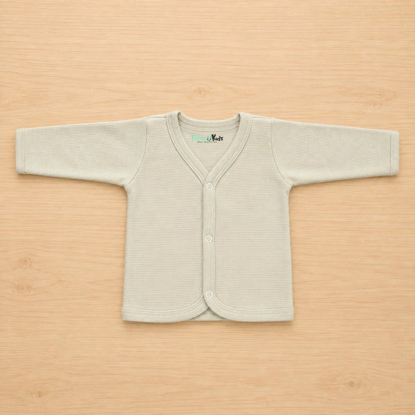 Organic cotton Full sleeve Jabla 0-3M - Cream stripes