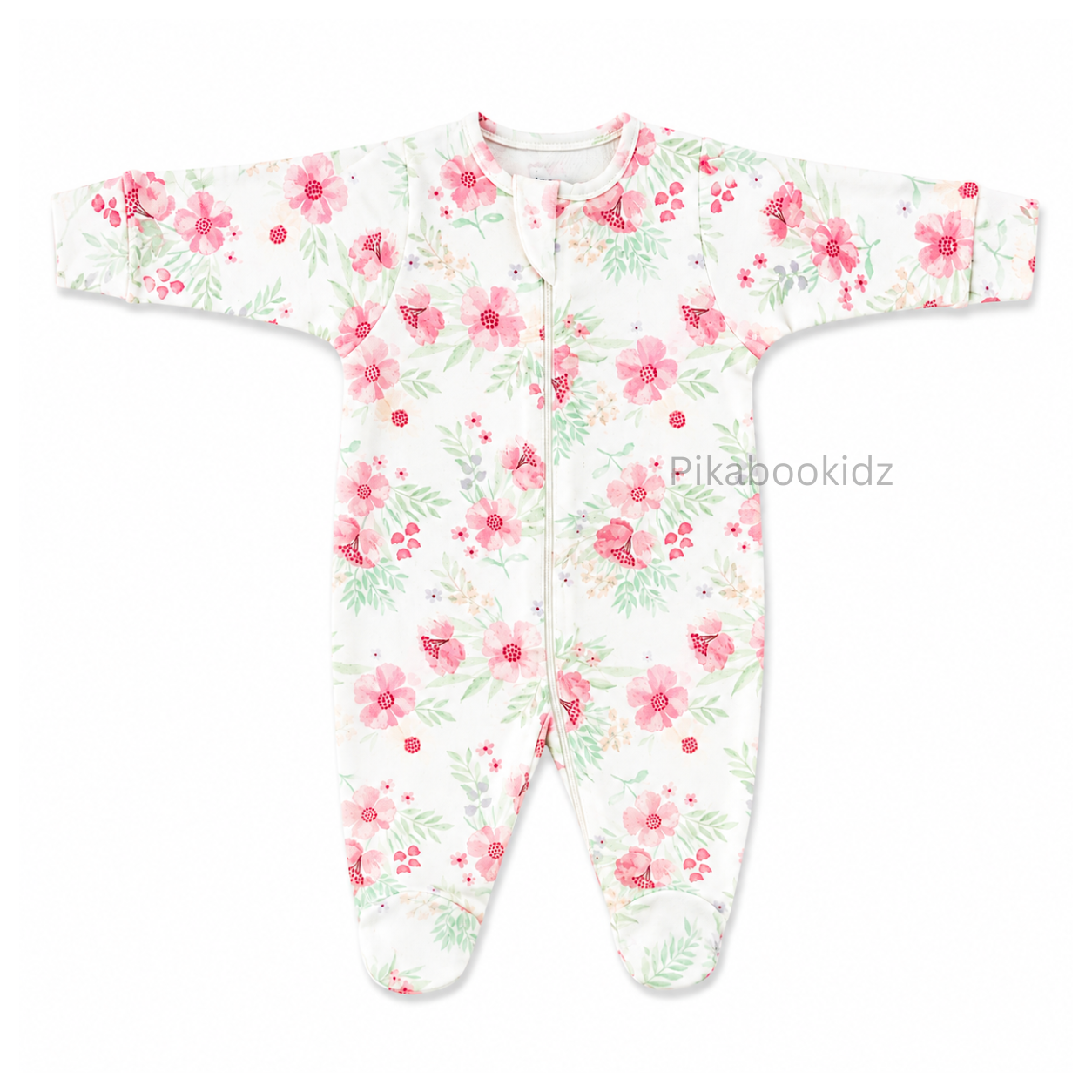 Footed Rompers 0-3M - Floral bloom
