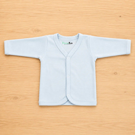 Organic cotton Full sleeve Jabla 0-3M - Blue stripes
