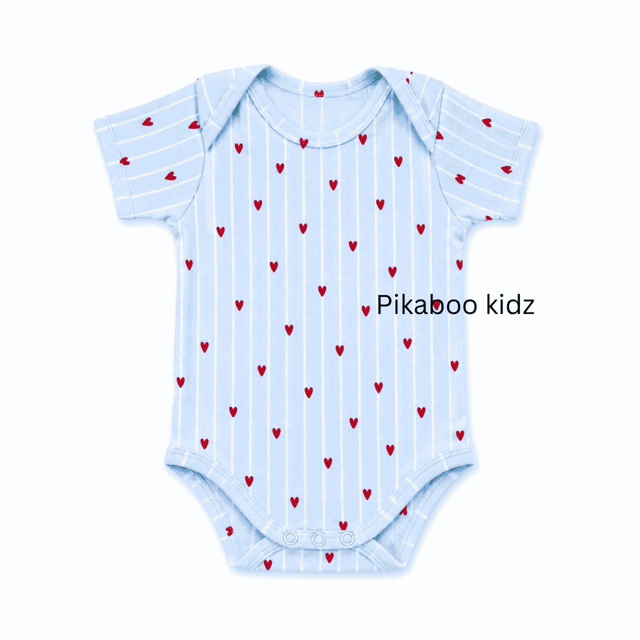 Onesies 0-3M – Blue hearts