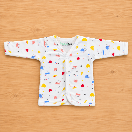 Organic cotton Full sleeve Jabla 0-3M - Smiley