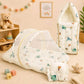 Muslin Carry Nest + Net Bed Combo - Triassic world