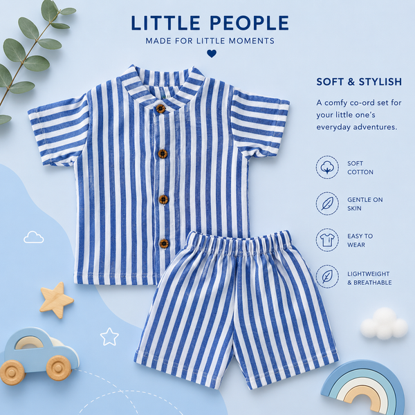Muslin mandarin Collar Coords - alt view