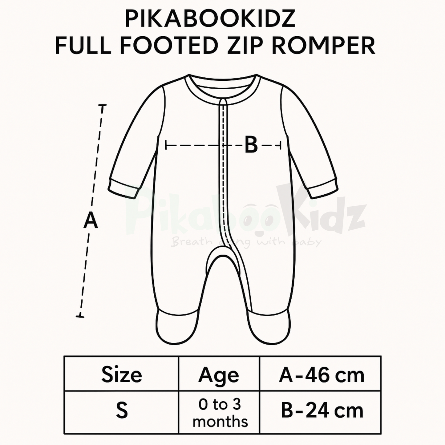 Footed Rompers - Grey
