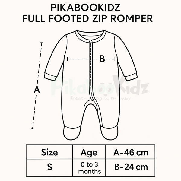 Footed Rompers 0-3M - Cream - alt view