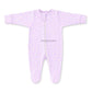 Footed Rompers 0-3M - Purple flowers