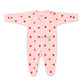 Footed Rompers 0-3M - Starwberry