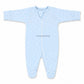 Footed Rompers 0-3M - Blue stars