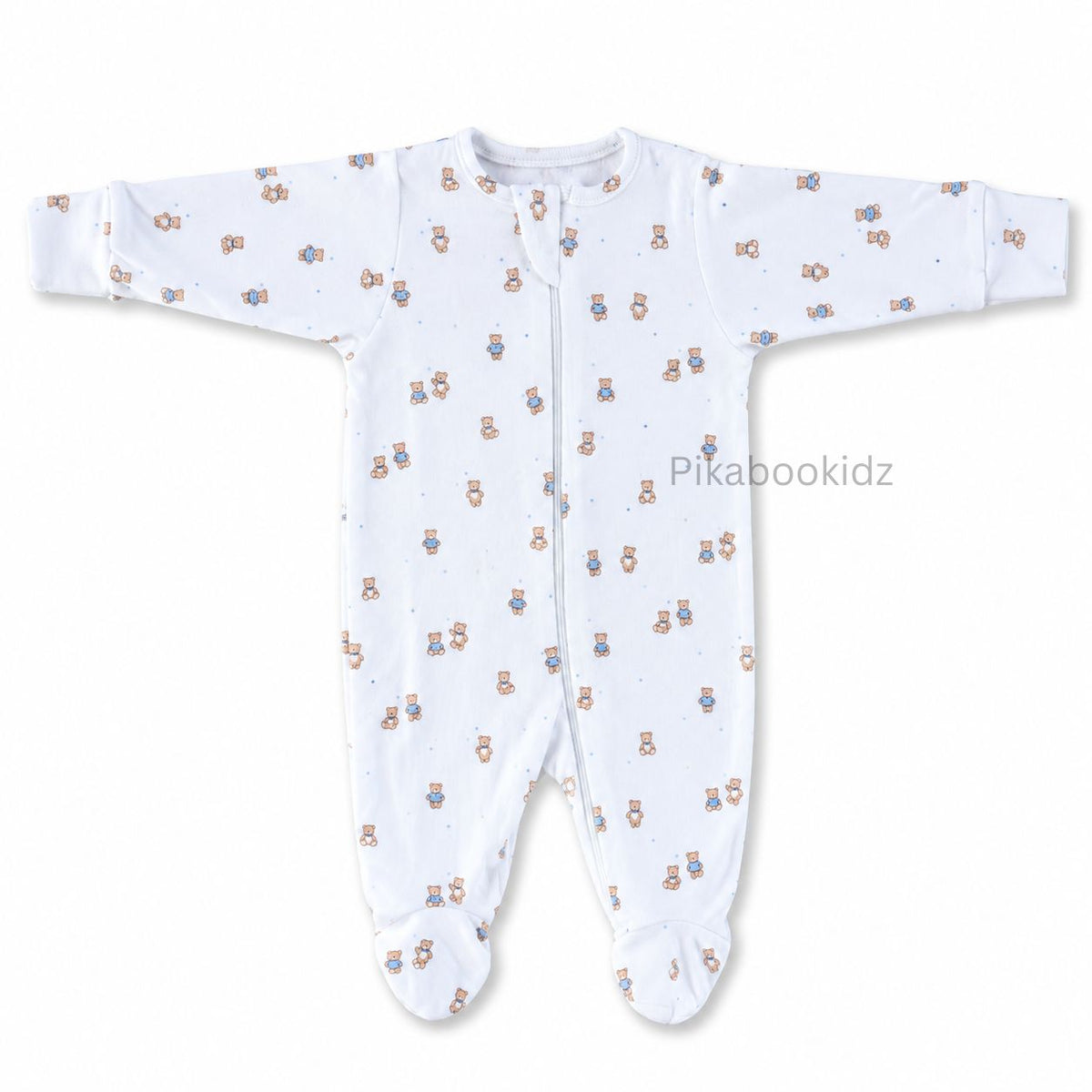 Footed Rompers 0-3M - Teddy