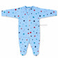 Footed Rompers 0-3M - Blue